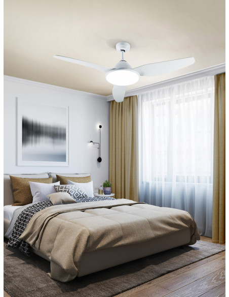 Ventiladores de techo con luz: ¿Con luz incluida o con bombillas  intercambiables? - Blog de
